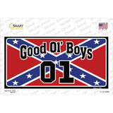 Good Ol Boys Confederate Flag Novelty Sticker Decal