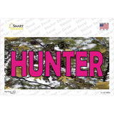 Pink Hunter Novelty Sticker Decal