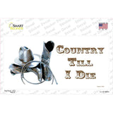 Country Till I Die Novelty Sticker Decal