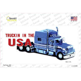 Trucking In The USA Novelty Sticker Decal