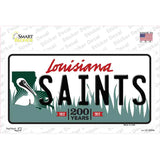 Saints Louisiana State Novelty Sticker Decal