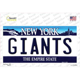 Giants New York State Novelty Sticker Decal