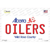 Oilers Alberta Canada Province Novelty Sticker Decal