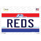 Reds Ohio State Novelty Sticker Decal
