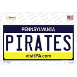 Pirates Pennsylvania State Novelty Sticker Decal