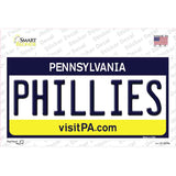 Phillies Pennsylvania State Novelty Sticker Decal