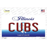 Cubs Chicago Illinois State Novelty Sticker Decal