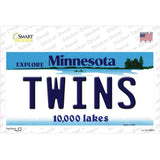 Twins Minnesota State Novelty Sticker Decal