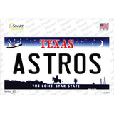 Astros Texas State Novelty Sticker Decal