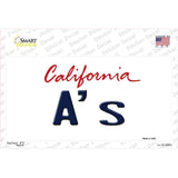 As California State Novelty Sticker Decal
