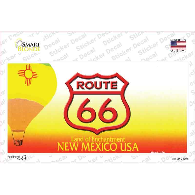 Route 66 Shield New Mexico Novelty Sticker Decal