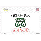 Route 66 Shield Oklahoma Novelty Sticker Decal