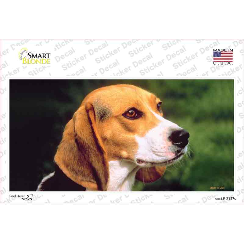 Beagle Dog Novelty Sticker Decal