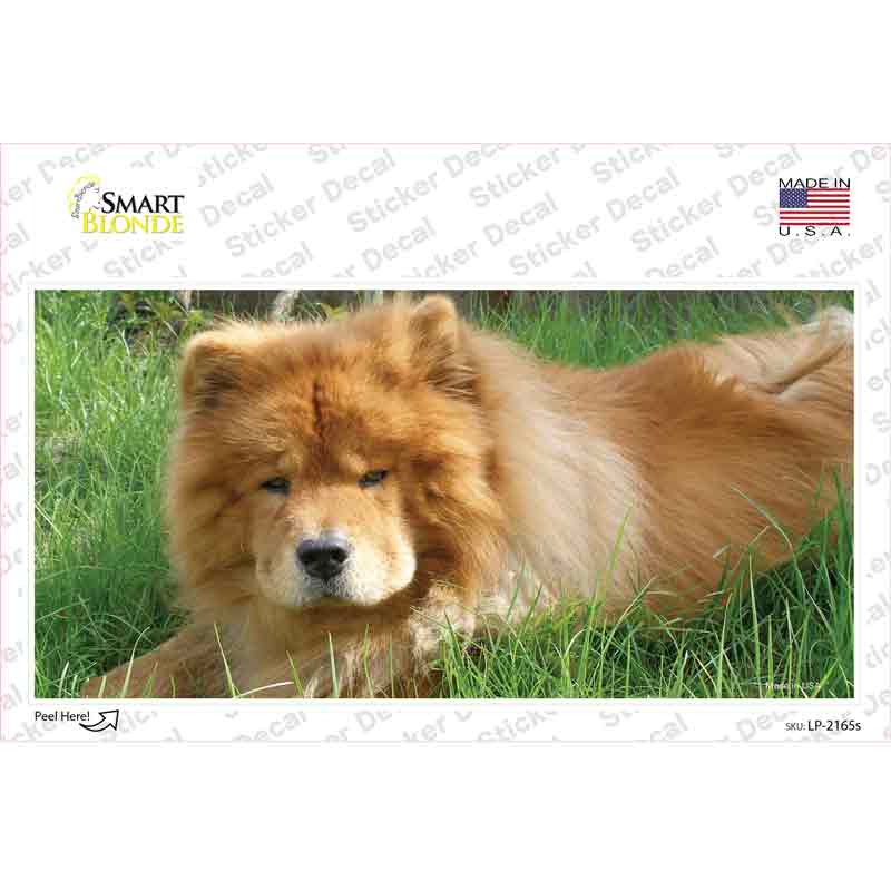Chow Chow Dog Novelty Sticker Decal