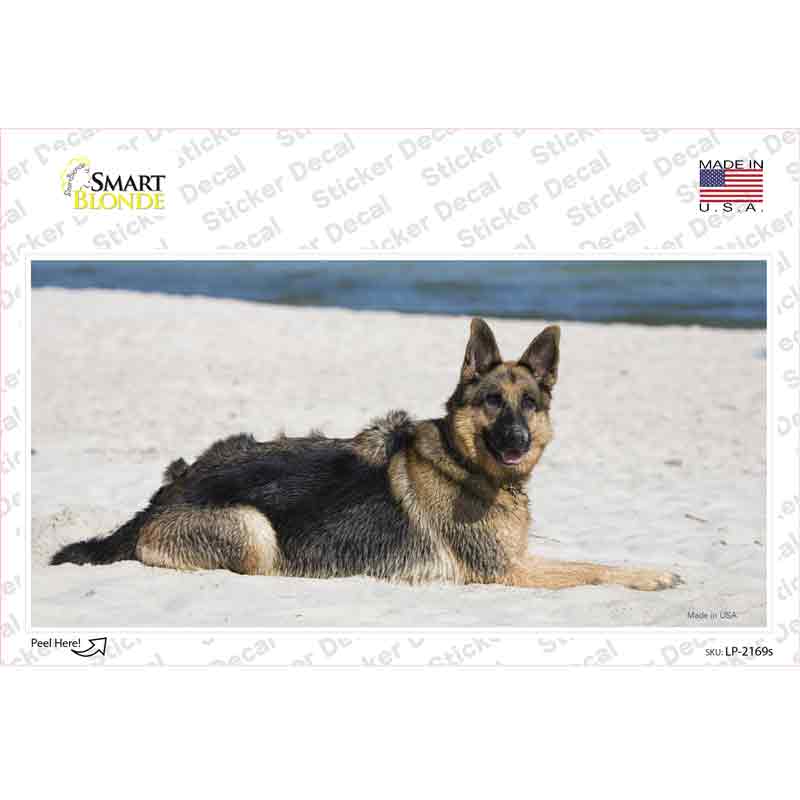 German Shepherd Dog Novelty Sticker Decal