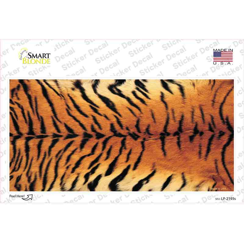 Tiger Novelty Sticker Decal
