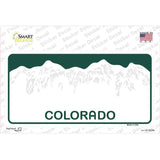 Colorado Background Novelty Sticker Decal