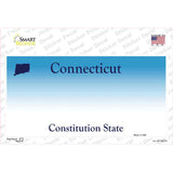 Connecticut State Background Novelty Sticker Decal