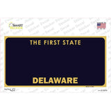 Delaware State Blank Novelty Sticker Decal