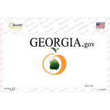 Georgia State Blank Novelty Sticker Decal
