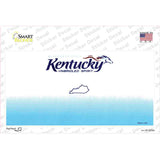 Kentucky State Blank Novelty Sticker Decal