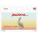 Louisiana State Blank Novelty Sticker Decal