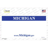 Michigan Background Novelty Sticker Decal