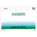 Missouri State Blank Novelty Sticker Decal