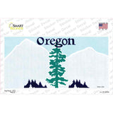 Oregon State Blank Novelty Sticker Decal