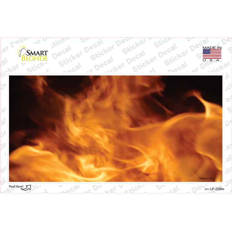 True Flame Novelty Sticker Decal