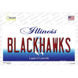 Blackhawks Illinois State Novelty Sticker Decal