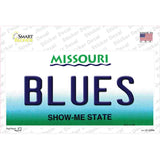 Blues Missouri State Novelty Sticker Decal