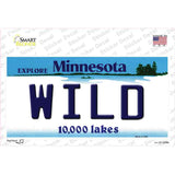 Wild Minnesota State Novelty Sticker Decal