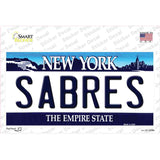 Sabres New York State Novelty Sticker Decal
