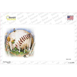 Baseball Offset Novelty Sticker Decal
