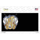Band Musical Instruments Offset Novelty Sticker Decal
