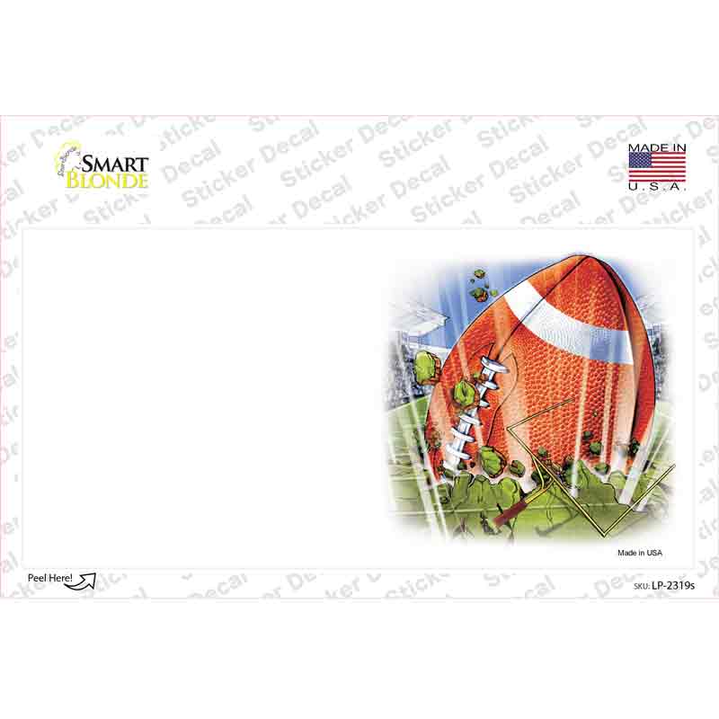 Football Offset Novelty Sticker Decal