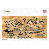 We The People Novelty Sticker Decal