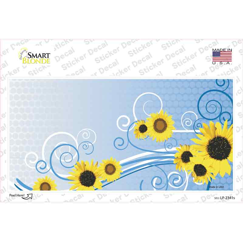 Sunflowers Novelty Sticker Decal