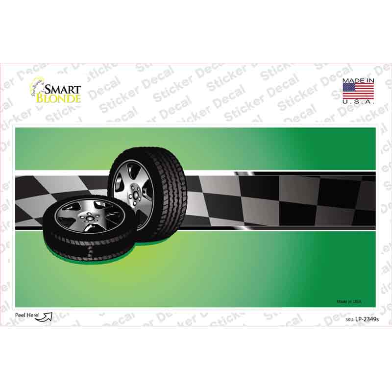 Ohio Flag Novelty Rectangle Sticker Decal