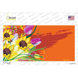Floral Bouquet Offset Novelty Sticker Decal