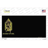 An Army of One Offset Motorcycle Novelty Sticker Decal