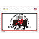 Cant Run With The Big Dogs Novelty Sticker Decal