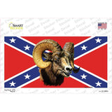 Confederate Flag Ram Novelty Sticker Decal