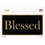 Blessed Gold Novelty Sticker Decal