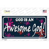 God Is An Awesome God Novelty Sticker Decal