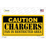 Caution Chargers Novelty Sticker Decal