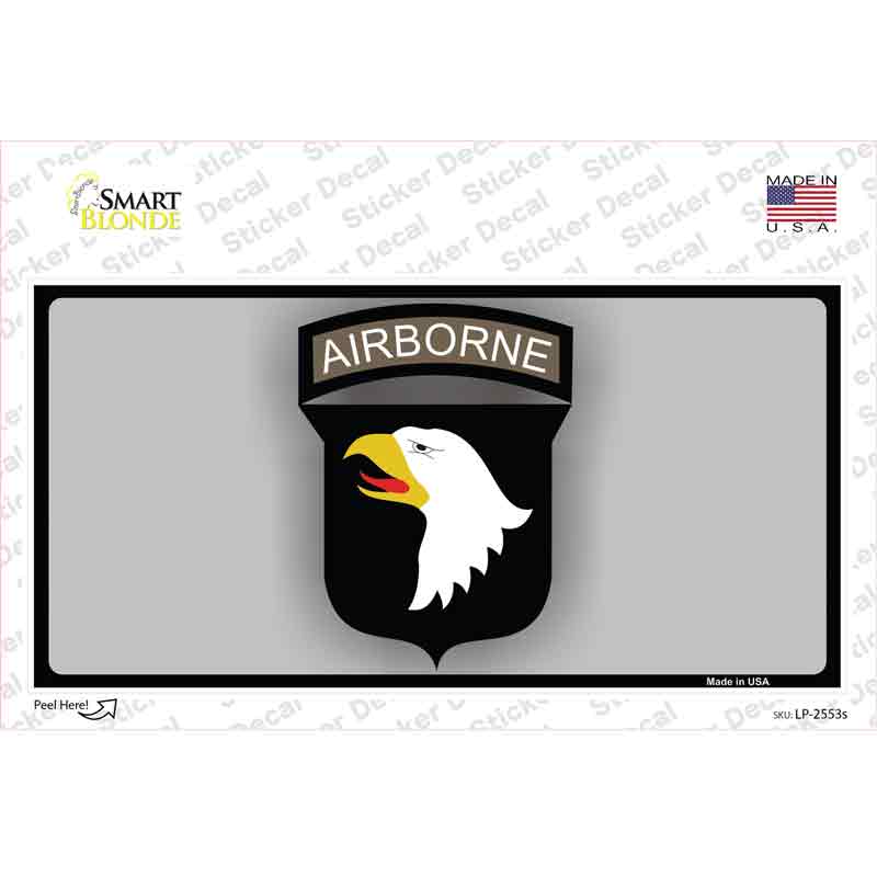Airborne Eagle Novelty Sticker Decal