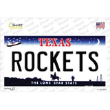 Rockets Texas State Novelty Sticker Decal