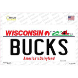 Bucks Wisconsin State Novelty Sticker Decal